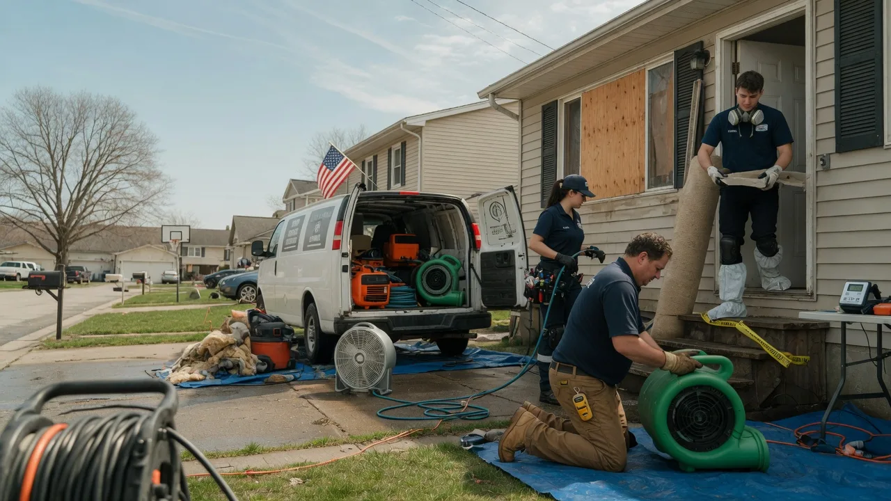 Water Damage Restoration in Center Point, WV near me